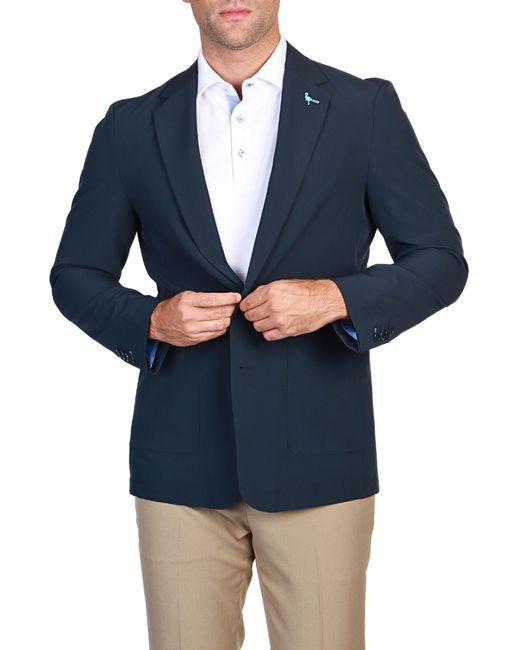 Tailorbyrd Blue Travel Sport Coat for men