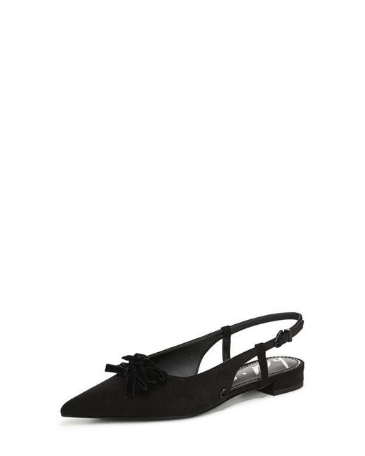 Circus by Sam Edelman Black Delanie Pointed Toe Slingback Flat