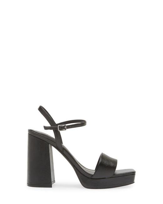 Open Edit Black Noella Ankle Strap Platform Sandal