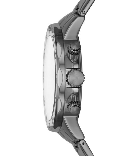 Fossil Gray Bannon Multifunction Smoke Stainless Steel Watch for men