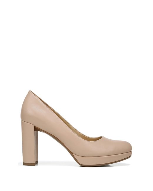 wide width nude heels