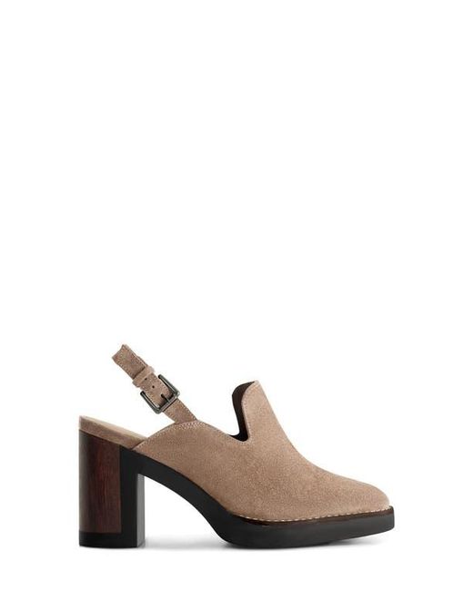 Bernardo Brown Neza Slingback Pump