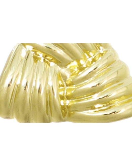 Adornia Yellow Triangle Statement Stud Earrings
