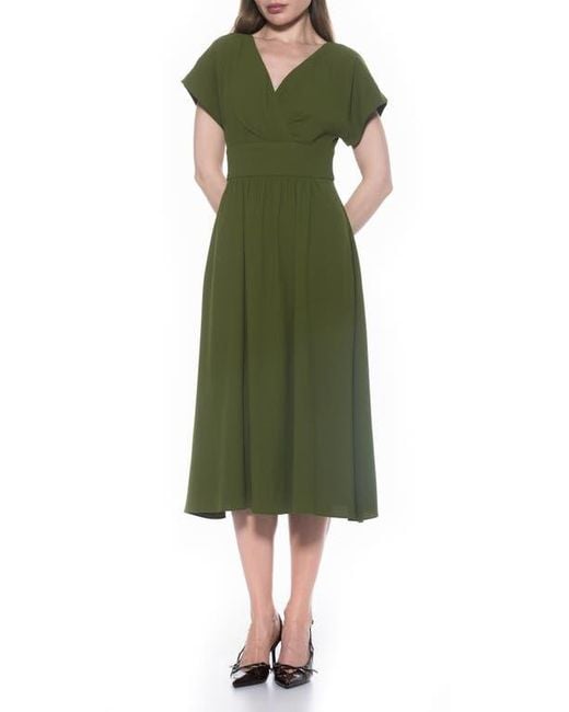 green dress for dinner Hunter Bell Quiet Blossom Faith Dress Quiet Blossom / 6 main image 0
