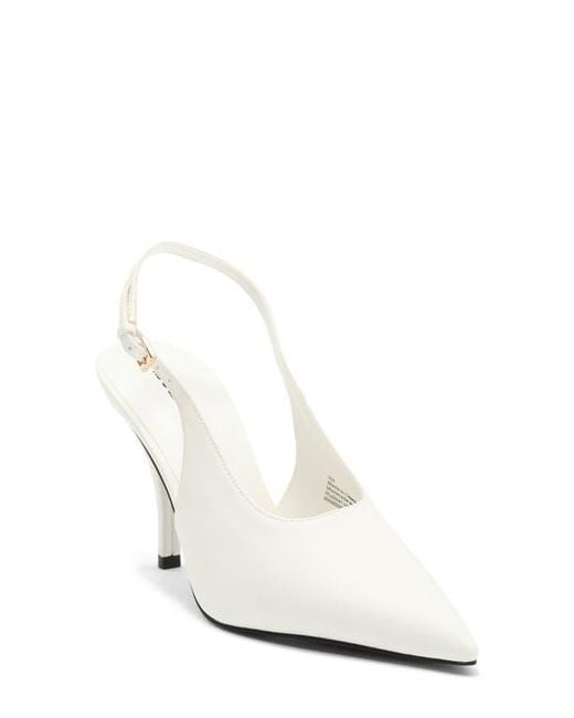 Abound White Carmella Slingback Pump