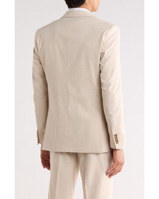 Con.struct Natural Plaid Two-Button Sport Coat for men
