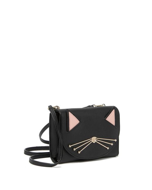 Kate spade black cat tote sale