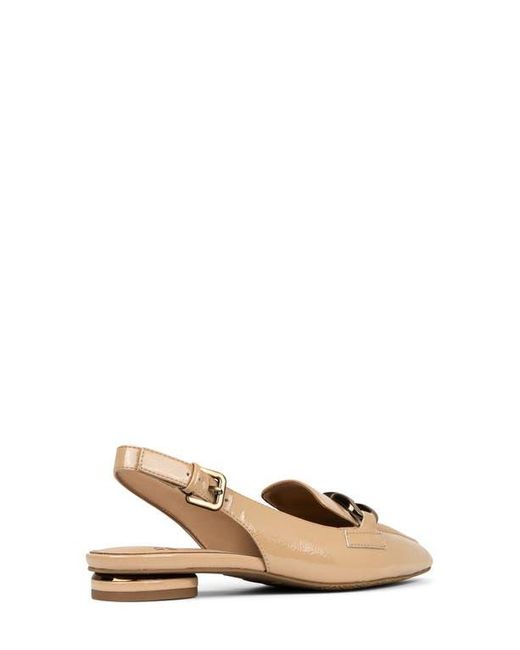 Donald J Pliner Natural Slingback Chain Loafer