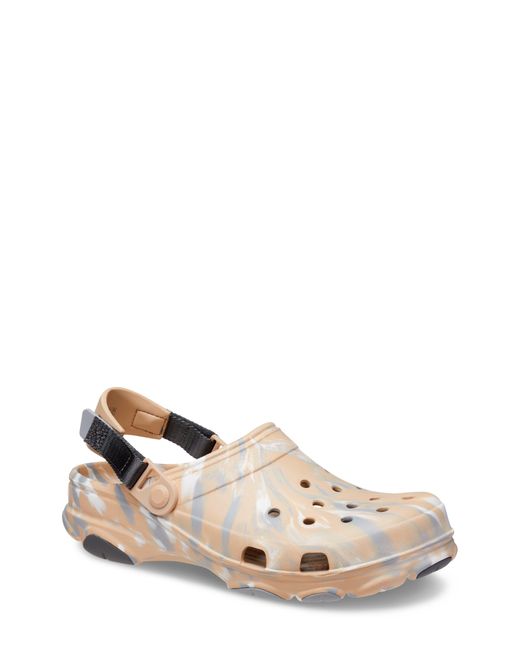 Crocs™ Classic All Terrain Marbled Clog in Natural for Men | Lyst
