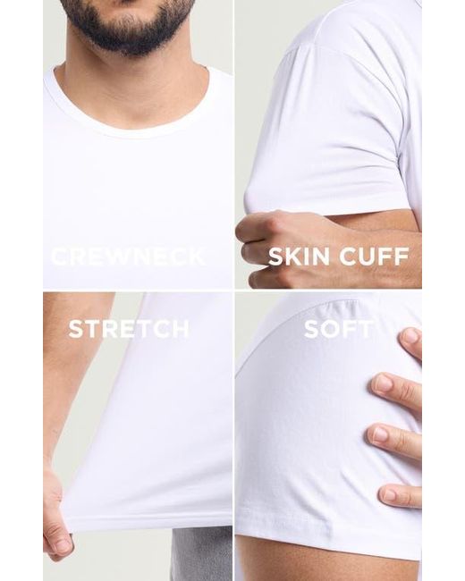 Xray Jeans White Flex Crewneck T-Shirt for men