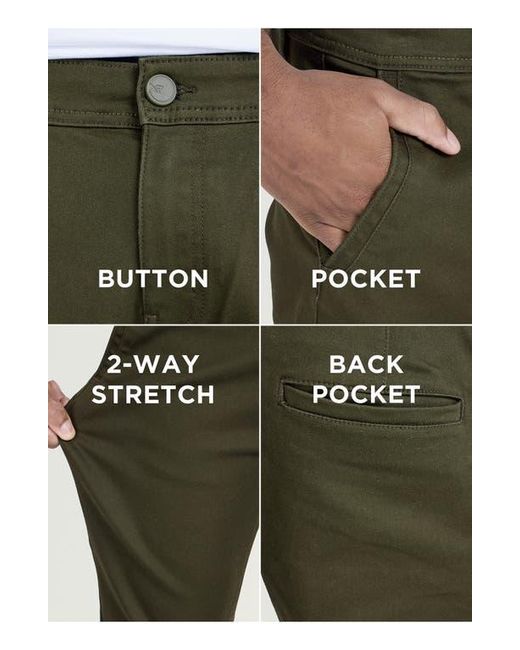 Xray Jeans Green Stretch Commuter Chino Pants for men