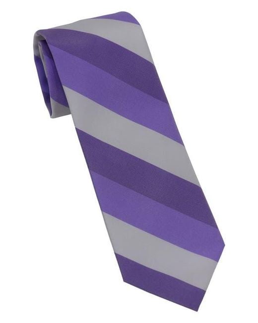 DKNY Purple Stripe Tie for men