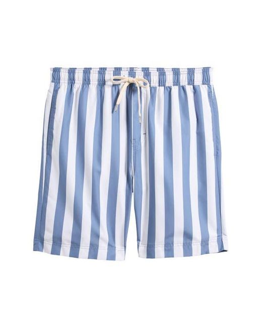 Nordstrom Blue 8-Inch Polyester Classic Swim Trunks for men