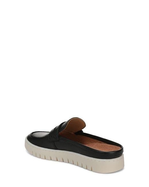 Vionic Black Uptown Penny Loafer Mule