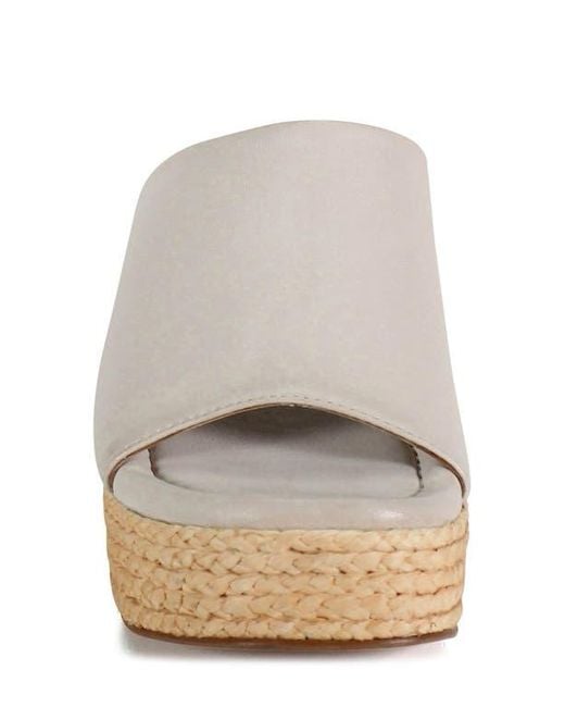 Diba True White Go Getter Espadrille Platform Wedge Sandal