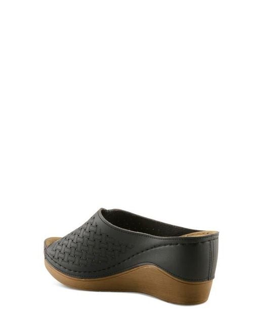 Flexus by Spring Step Gray Platform Wedge Sandal