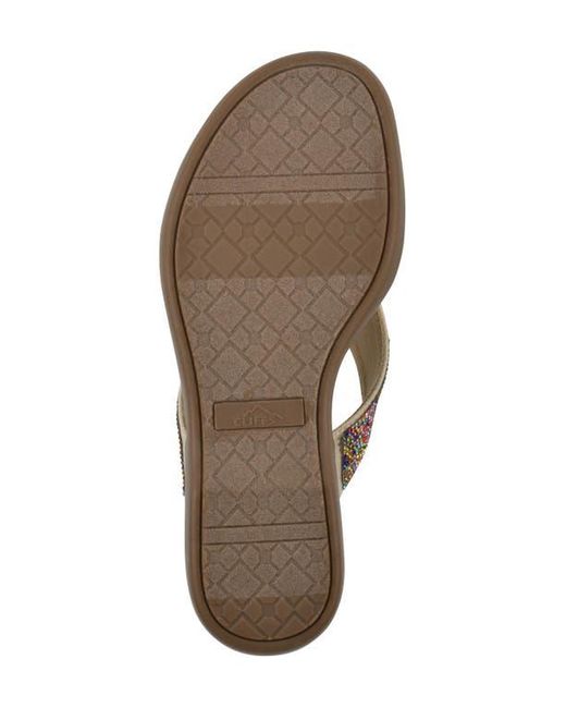 White Mountain Brown Becharm Sandal