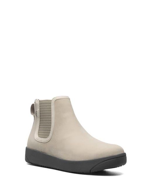 Bogs Gray Kicker Leather Chelsea Boot