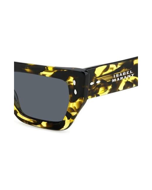 Isabel Marant Black 54Mm Rectangular Sunglasses