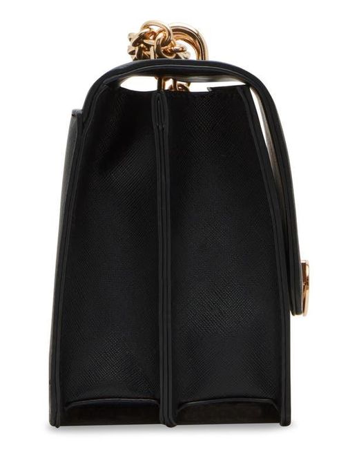 Anne Klein Chain Flap Convertible Shoulder Bag in Black Lyst