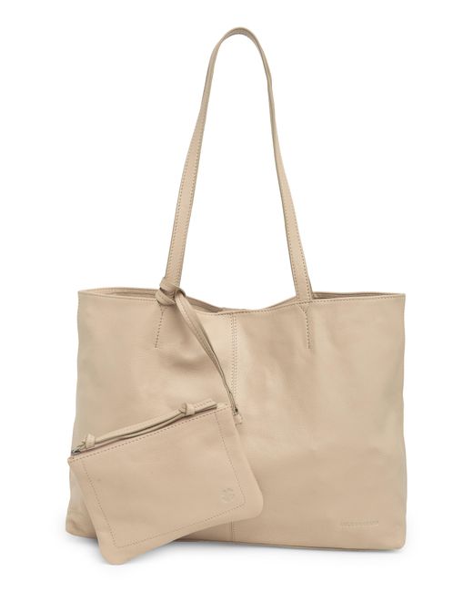 Lucky Brand Natural Mora Leather Tote