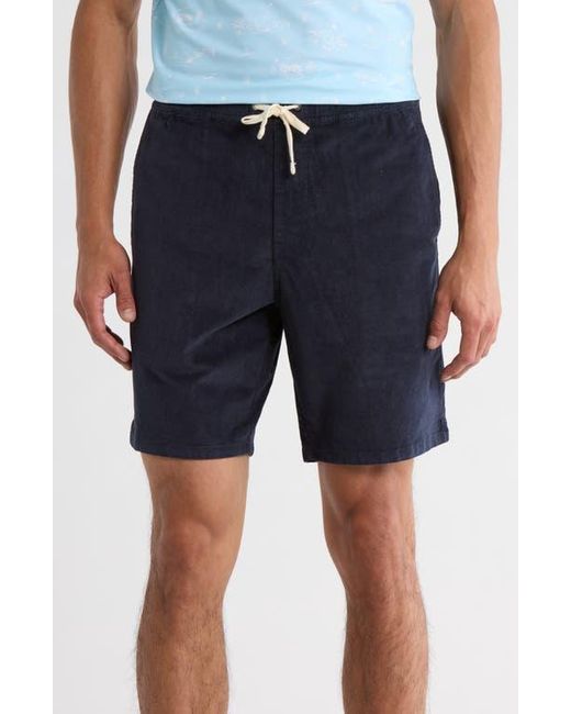 Travis Mathew Blue Cuddy Cabin Drawstring Shorts for men