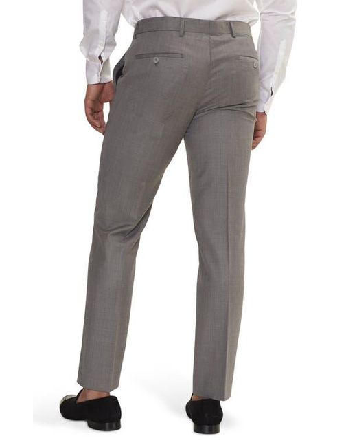 Ron Tomson Gray Super 120S Merino Wool Tuxedo for men