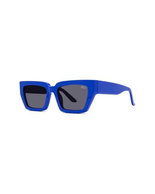 DEZI Blue Switch 55Mm Square Sunglasses