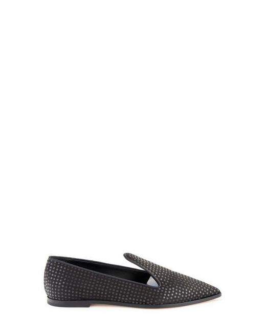Agl Attilio Giusti Leombruni Black Rei Pointed Toe Loafer