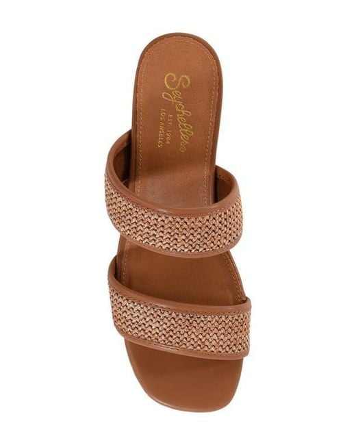 Seychelles Brown Aurora Slide Sandal