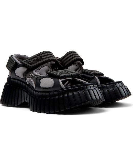 Camper Black Pix Bcn Platform Sandal