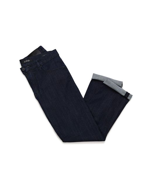 34 Heritage Courage Straight Leg Stretch Jeans In Rinse Ultra At