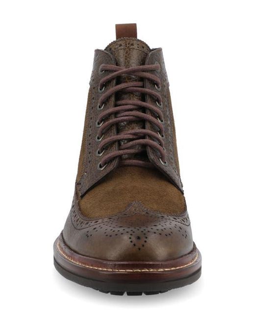 Taft Brown The Boston Longwing Boot for men
