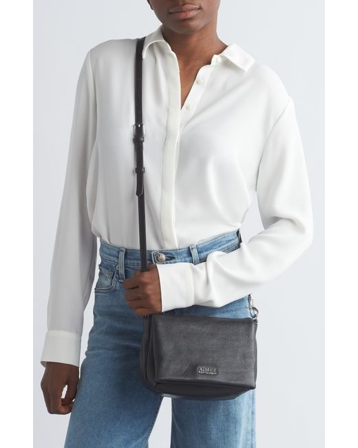 Aimee Kestenberg Black Wonder Double Zip Crossbody Bag