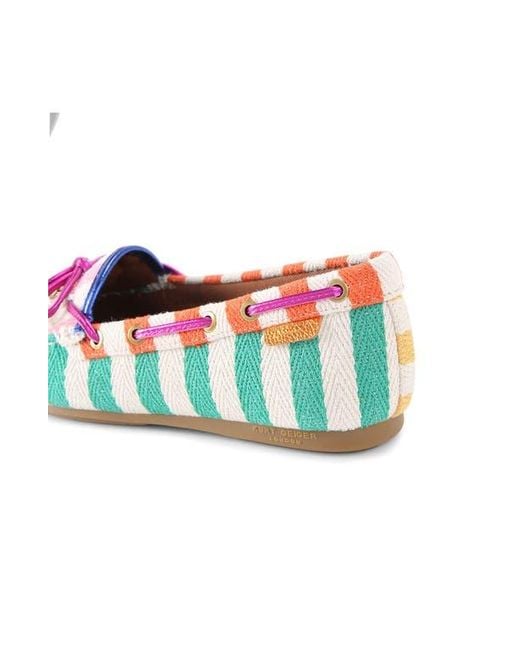 Kurt Geiger Blue Eagle Stripe Loafer