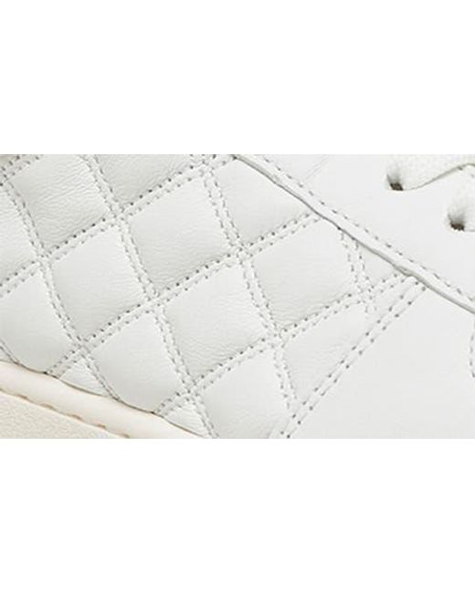 Stuart Weitzman White Courtside Sneaker