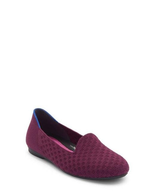 Rothy's Purple Lounge Knit Flat