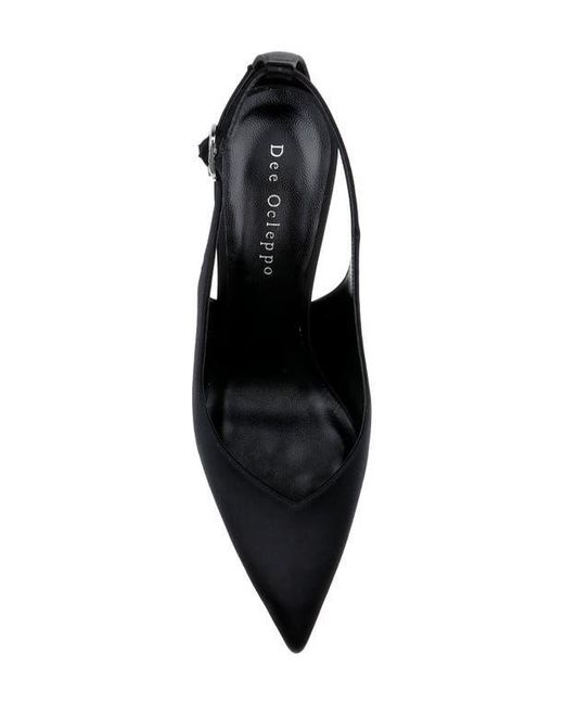 Dee Ocleppo Black Austin Pointed Toe Pump