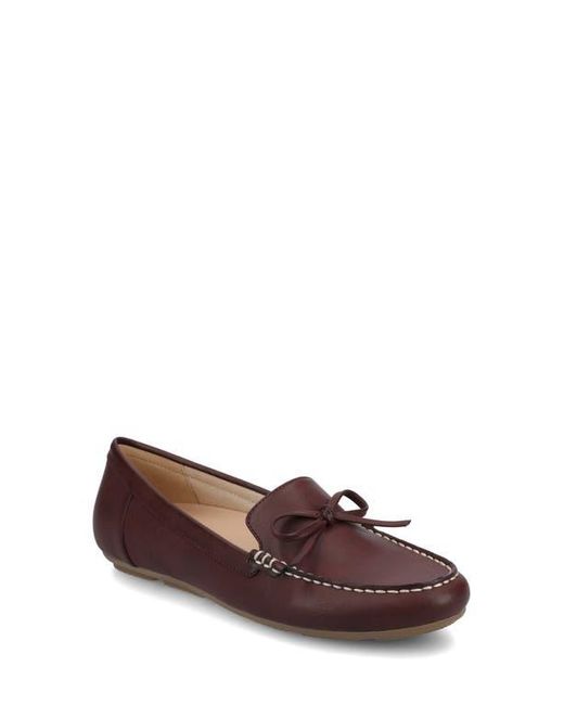 Journee Collection Brown Novella Driving Loafer