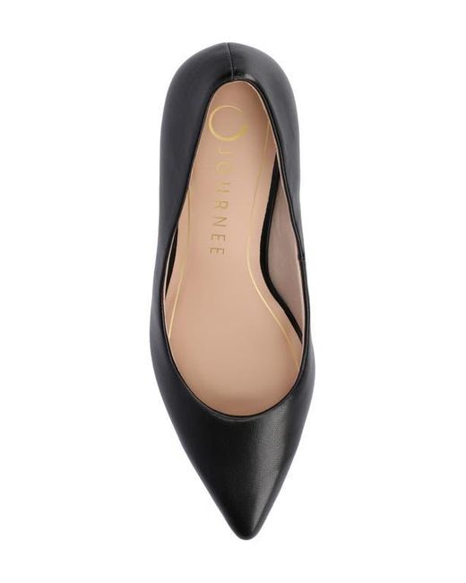 Journee Collection Black Scylee Pump