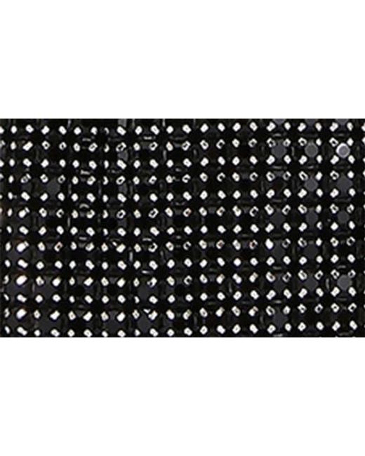 BERNESS Black Rhinestone Bucket Bag