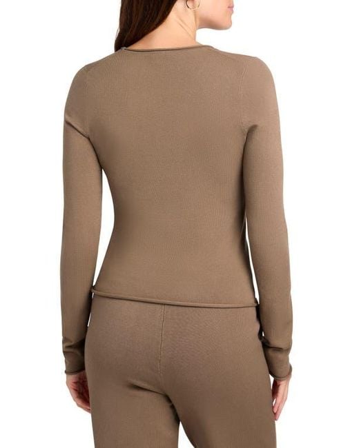 Splendid Brown X Cellajaneblog Layering Sweater