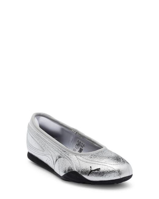 PUMA White Catch Soleil Ballerina Flat