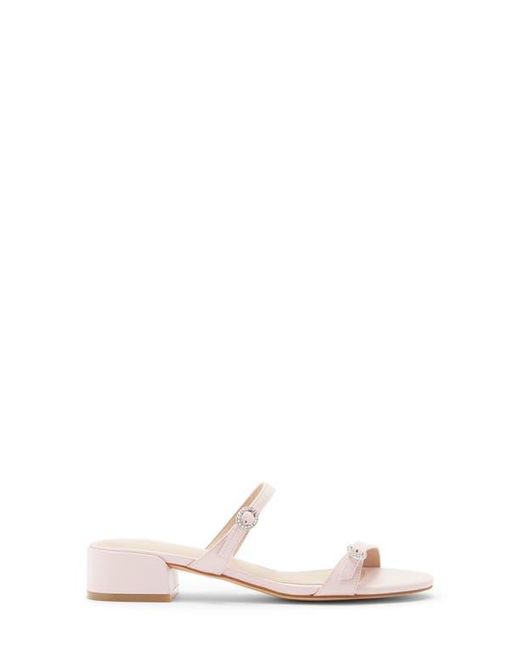 Stuart Weitzman Pink Ginger Crystal Slide Sandal