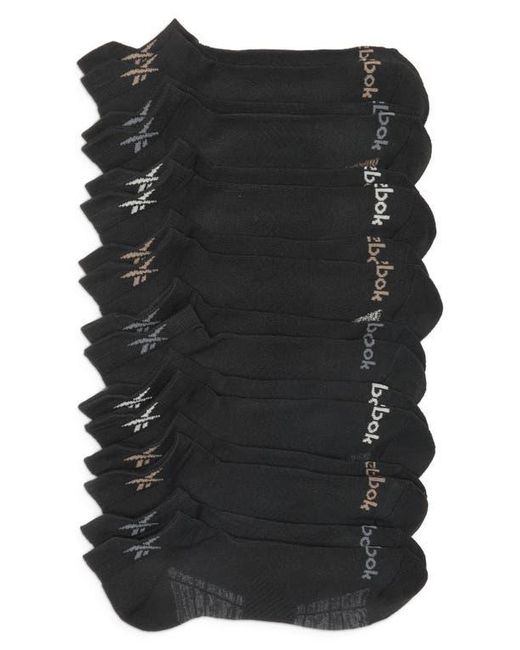 Reebok Black 8-Pack Low Cut Athletic Socks for men