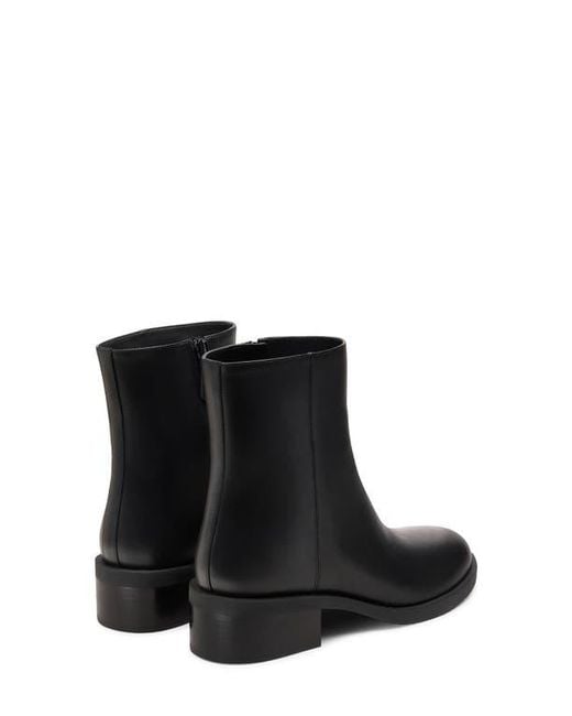Stuart Weitzman Black Sully Zip Bootie