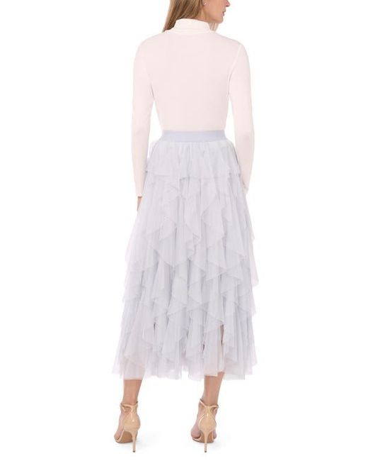 Halogen® White Layered Tulle Skirt