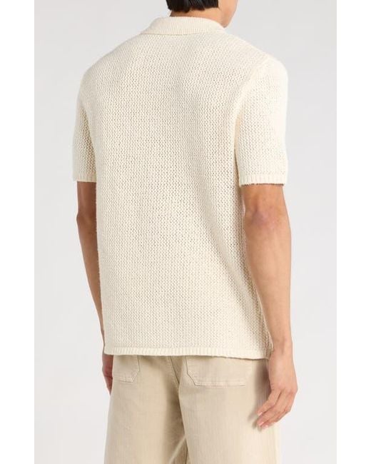 Truth Natural Open Stitch Button-Up Shirt for men