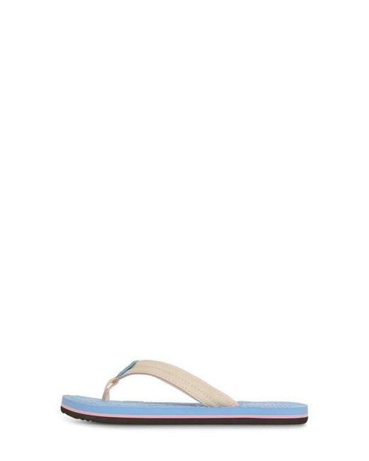 FLOOPI Blue Textured Flip Flop Sandal