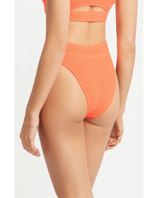 Bondeye Orange Bound By Bond-eye The Savannah High Waist Bikini Bottoms